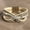 Khaki, variant on A multi -layer artificial leather bracelet with a Posamian style with geometric ring design, silver coating magnetic buckle, born in April, suitable for daily wear and Thanksgiving gift -symmetrical