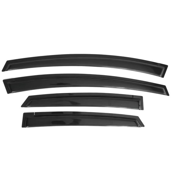 Ikon Motorsports Window Visor Compatible with 10-15 Toyota Prius XW30 Acrylic Vent Windshield Deflector Rain Guard 4Pc Set Outside Mount 2010 2011 2012 2013 2014 2015