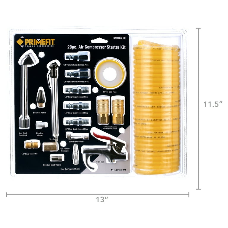 Primefit Tools and Accessories Air Accessory Kit 20 pc Pack Primefit Tools and Accessories Air Accessory Kit 20 pc Pack