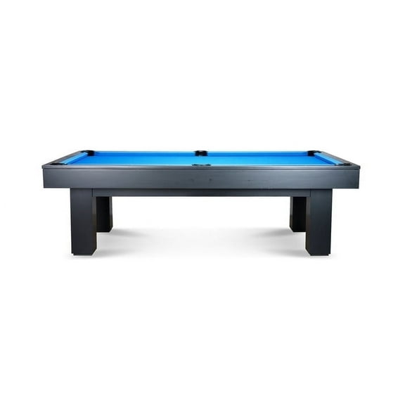 Regal Slate Billiard Pool Table with Professional 1" Thick 3 pcs Slate (Sleek Ebony, 8FT 98x56)