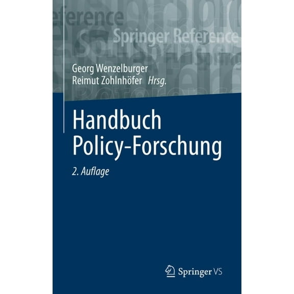 Handbuch Policy-Forschung, (Hardcover)