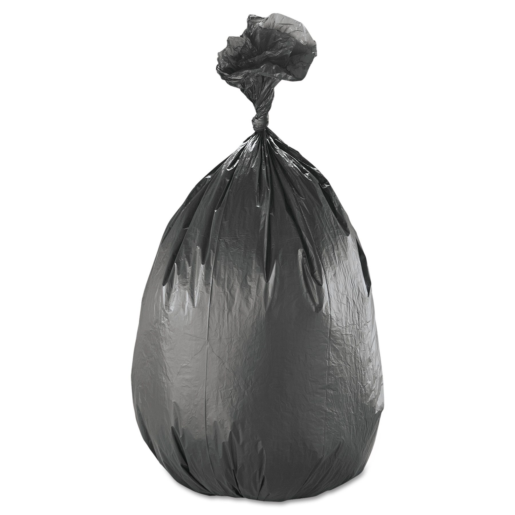 Clear 60-Gallon Roll of 25 Inteplast Group S386016N High-Density Can Liner 16 Micron 38 x 60 Case of 8 Rolls
