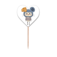 thumbnail image 1 of Animal Mouse Nature Gray Cheese UU Toothpick Flags Heart Lable Cupcake Picks, 1 of 3