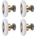 thumbnail image 1 of 4 Pcs Rouleau de Porte de Douche 25 mm, Roue de Rouleau pour Porte de Douche Rouleaux Coulissants Roue de Remplacement de Porte pour Rouleau NPTERBL, 1 of 5