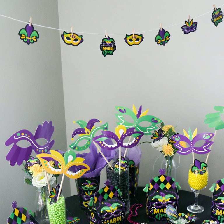 DIY Mardi Gras Decorations and Party Ideas