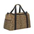 thumbnail image 2 of Disketp Leopard Print Brown Bolsa de Viaje Tipo Duffle, Bolso de Mano para Fin de Semana para Mujer, Bolsa de Gimnasio Ligera para Hombre, Esencial para Viajes, 2 of 7
