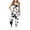 Black, variant on Sentmoon Jumpsuits for Girls Dressy Thin Strap Sleeveless Regular Rompers V Neck Tie Dye Print Summer Outfits with Pockets Trendy Girls for Weekend Brunch Black 5 Years