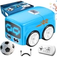 thumbnail image 1 of Magic Mini Rc Bus, 2026 New Intelligent Remote Control Gesture Sensing Car Vehicle for Adults, Automatic Avoidance Patrol Line Driving, Dynamic Expression Light Projection (Blue), 1 of 8