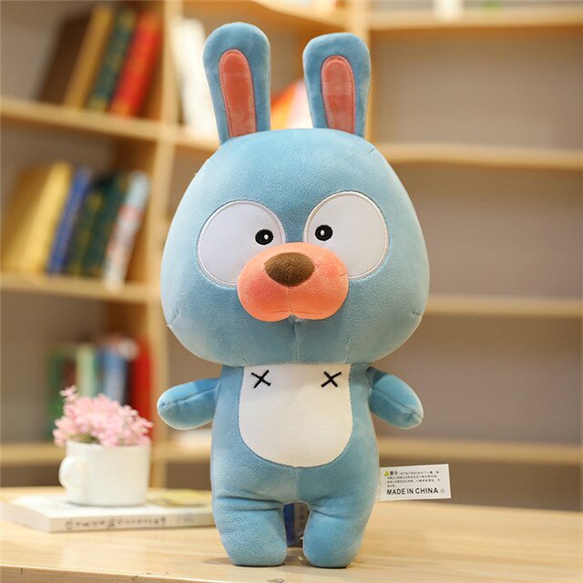 KUY - Muñeco de Peluche de Algodón Suave para Niños, Juguete Grande en Forma de Conejo, Nido de Abeja, Cómodo Cojín para Dormir zhangmengya LED