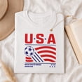 thumbnail image 3 of Jollimate United States Of America Soccer Club T-Shirt, USA Fan Girl Shirt, Soccer Lover Gift, 3 of 6