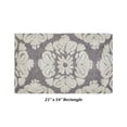 thumbnail image 3 of Better Trends 21" x 34" Bathroom Rugs 100% Cotton Soft Water Absorbent Non Slip Bath Mat Machine Washable Rug (Gray) Medallion Collection, 3 of 6