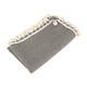 thumbnail image 3 of Mantel rectangular de fibra de poliéster, cubierta de mesa decorativa con encaje de borlas para el hogar, restaurante, hotel, café gris 140x180cm/55.1x70.9in, 3 of 10