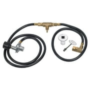 American Fireglass Fire Pit Installation Kit with Chrome Key Valve