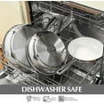 thumbnail image 3 of Koch Systeme CS 12-Inch Stainless Steel White Ceramic Nonstick Frying Pan with Glass Lid, Dishwasher Safe & Eco-Friendly, 3 of 6