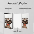 thumbnail image 5 of WFSposter Kate and Laurel Sylvie Cheetah Canvas Wall Art,Kendra Dandy of Bouffants and Broken Hearts, 18x24 Black, Modern Animal Art Decor for Wall, 5 of 7