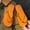 Orange, variant on Daolelai Ladies Slippers New Colorful Flip Flops Bathing Non- Portable Beach Sandals