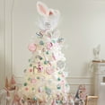 thumbnail image 4 of 10 INCH Easter Tree Topper with Bunny Ears Metal Spiral Bunny Ornaments Rabbit Christmas Tree Decor for Easter Holiday Decoration Spring Party Supplies, 4 of 6