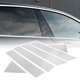 thumbnail image 3 of Door Pillar Window Trim - Car Front Rear Left Right Anti Scratch Sticker Pillar Posts - for Dodge Magnum 2005-2008 Plastic Chrome Silver Tone - 6 Pcs, 3 of 6