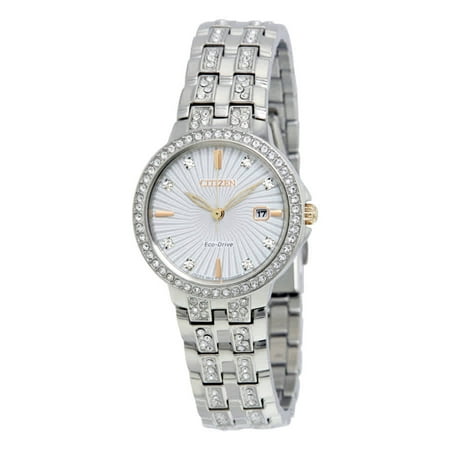 Citizen Women's Eco-Drive Stainless Steel Crystal Watch EW2340-58A
