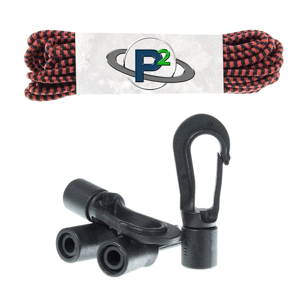 Paracord Planet Shock Cord Kits – DIY Bungee Cords & Tie-Downs – Choose from 5, 10, and 20 Feet Lengths – Rainbow of Colors Available