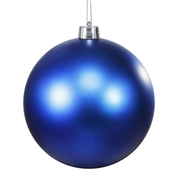 Christmas Outdoor Ornaments,Shatterproof Blue Plastic Christmas Ornaments Decoration,Christmas Xmas Tree Ball Bauble Hanging Colorful Pendant Ball Ornaments for Decoration Christmas Trees