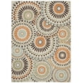 thumbnail image 5 of SAFAVIEH Veranda Petra Geometric Indoor/Outdoor Area Rug, 8' x 10', Cream/Chocolate, 5 of 7