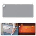 thumbnail image 4 of Miulika Tapis Chauffant pour Bureau Ordinateur Portable PC Tapis Toucher Chaud Contrôle 3 Vitesses Auto Lumière Gris, 4 of 9