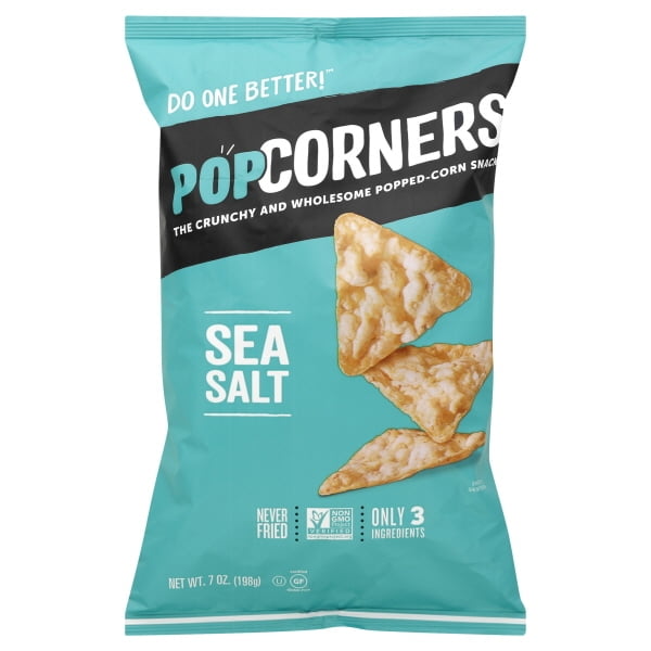 Popcorners Popcorn Chips, Sea Salt, 7 Oz