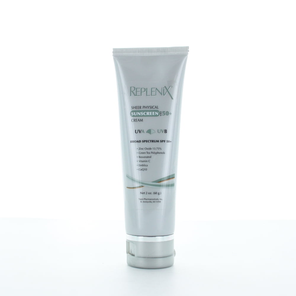 Replenix Sheer Physical Sunscreen Cream Spf 50 Topix Pharmaceuticals - Topix Replenix Sheer Physical Sunscreen Cream
