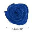 thumbnail image 2 of Uxcell Mini Satin Ribbon Roses Tiny Fabric Flowers Embellishments Rosettes Applique Dark Blue 50 Pcs, 2 of 5