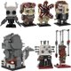 thumbnail image 1 of Buildmoc Bloks Brickheadz, soldado fantasma, películas de dibujos animados, conjuntos de guerreros, modelo de construcción, MOC creativo, diseñadores, ladrillos, Caballeros de la cabeza, 1 of 5
