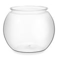 thumbnail image 2 of MasteelfCA Plastic Fish Bowl Small Fish Tank Desktop Fish Tank Clear Round Fish Bowl, 2 of 3