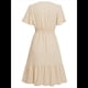 thumbnail image 1 of Vestido de Corte A con Escote en V Color Albaricoque XL, 1 of 10