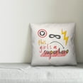 thumbnail image 3 of Creative Products This Girl's a Super Hero 16x16 Spun Poly Pillow, 3 of 3