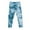 BlueA, variant on Uxgjfwu Toddler Leggings Girls Printed Pants High Waist Stretchy Soft Tights Kids Summer Leggings For School Wearing
