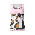 thumbnail image 6 of Sigee Cute Cats for Women's Workout Tank Top,Running Tank Tops,Sleeveless Gym ClothesSmall, 6 of 8