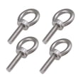 thumbnail image 1 of 4 pernos de ojo M10, pernos de ojo de acero inoxidable 304, pernos de ojo en forma de anillo, perno de ojo de rosca macho, perno de anillo soldado cerrado, para elevación de por vida, 1 of 5