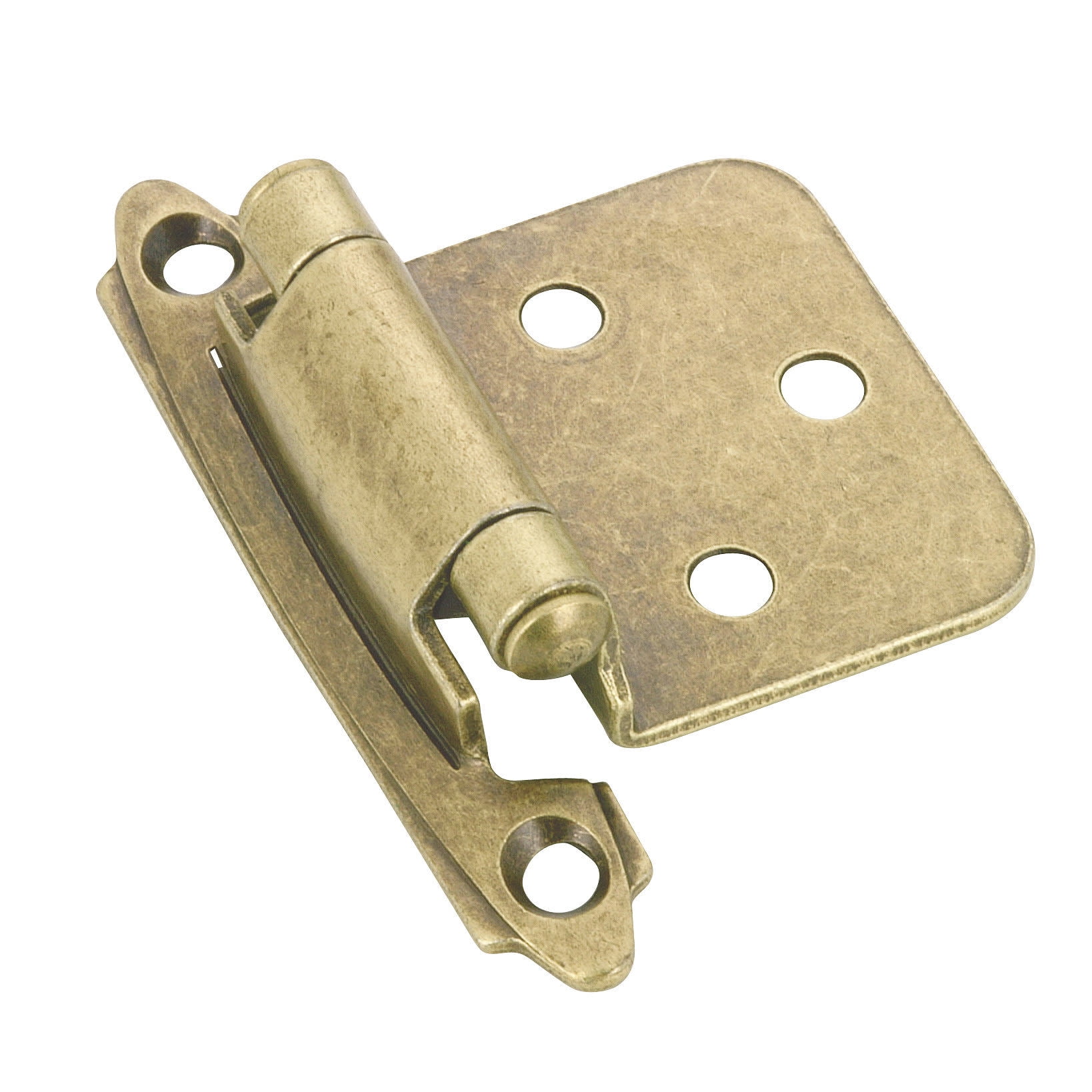 Richelieu Ap134 Variable Overlay Traditional Door Hinge Brass