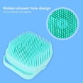 thumbnail image 5 of Cepillo masajeador de cuero cabelludo de silicona 2 en 1 con dispensador de jabón incorporado, exfoliante para el cabello y la ducha, para mujeres, hombres y mascotas, 80 ml, verde menta., 5 of 5