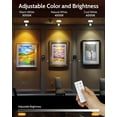 thumbnail image 2 of Alficedo Rechargeable Picture Lights, Cordless Wall Lights Spotlight 3-Color Temperature and Adjustable Brightness, for Wall Decoration/Galleries/Artwork/Photographs/Plant lighting, 2 of 7
