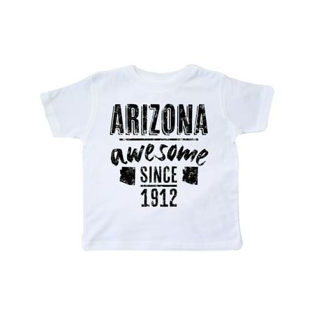 

Inktastic Arizona Awesome Since 1912 Gift Toddler Boy or Toddler Girl T-Shirt
