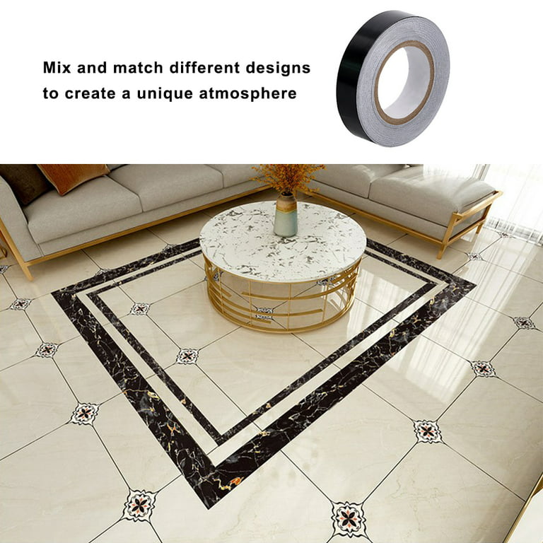 Silver Gold Waterproof Self Adhesive Wall Sticker Floor Tile Living Room  PVC Decoration Tape - China Mildewproof Gap Tape, Wall Tape