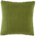 thumbnail image 5 of SAFAVIEH Mari 18" x 18" Modern Moss Green Solid Cotton Decorative Pillow, 5 of 6