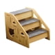 thumbnail image 3 of Escalera para perros y gatos, escalera para perros, 3 escalones, suministros para mascotas desmontables, escaleras para perros y gatos, escalones para, 3 of 9