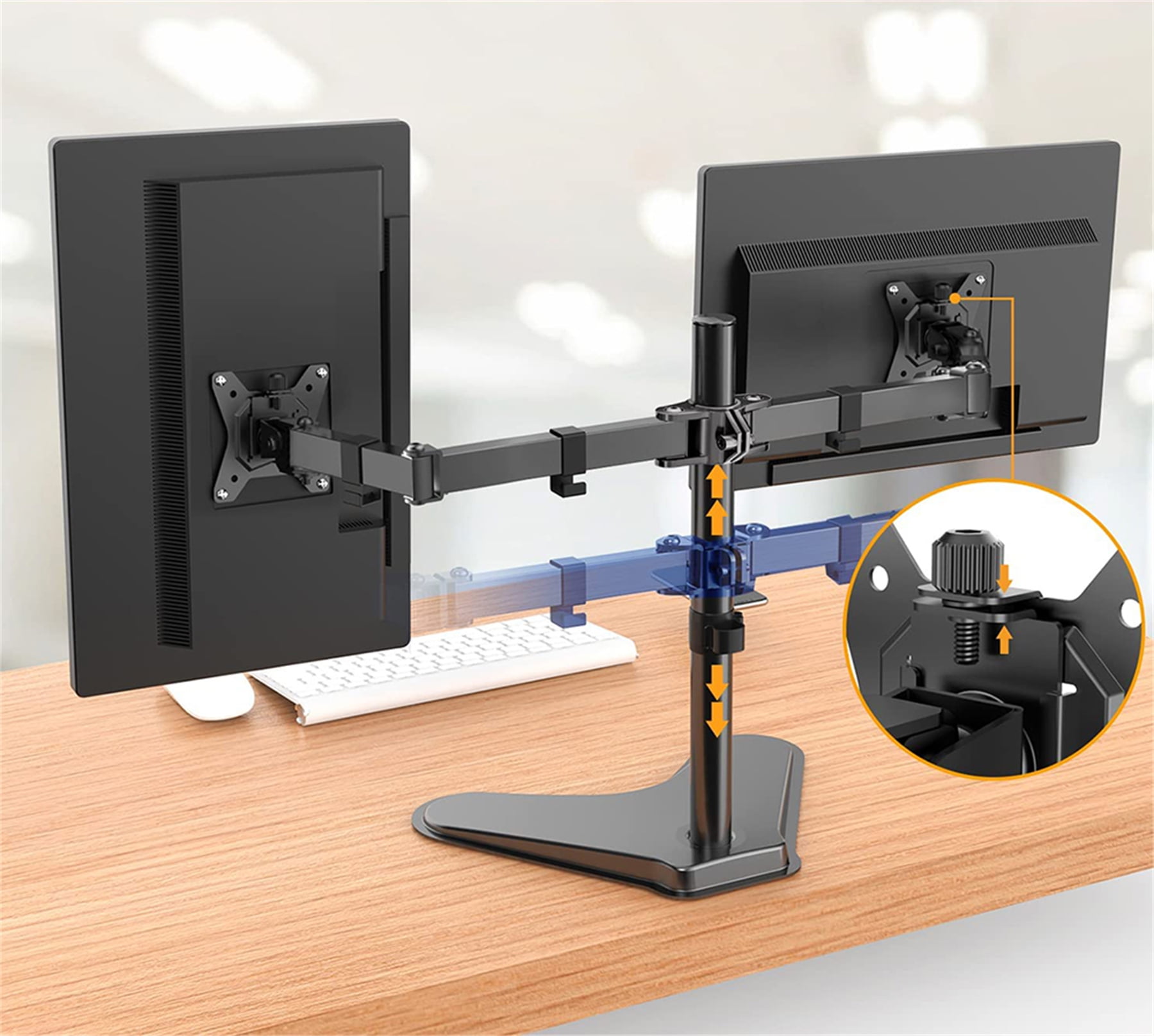 Dual Monitor Stand, Monitor Stands for 2 Monitors