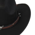 thumbnail image 7 of Baby Toddler Bucket Hat for Infant Boys Girls Kids Breathable Sun Hat with Chin Strap Childrens Woolen Hat With UpturnedCowboy Hat Head Accessory Solid Color Top Hat Wide Brimmed Hat, 7 of 7