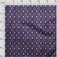 thumbnail image 2 of oneOone Silk Tabby Fabric Check Kasuri Printed Fabric 1 Yard 42 Inch Wide, 2 of 4