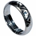 thumbnail image 1 of AAB Style RTS-14 Tungsten Carbide Ring with Laser-Made Design, 1 of 1