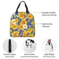 thumbnail image 4 of Disketp Vintage White Yellow Sunflower for Insulated Lunch Bag for Women and Men, Perfect for Work, Hiking, Picnic, 4 of 8