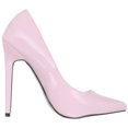 thumbnail image 2 of *5" Stiletto Heel Pointy Toe Pump - Baby Pink Pat, 9, 2 of 5